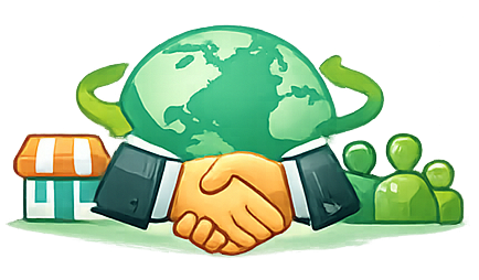 Illustration: global B2B partnerships